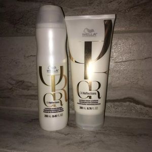 Wella luminous oil shampoo and conditioner